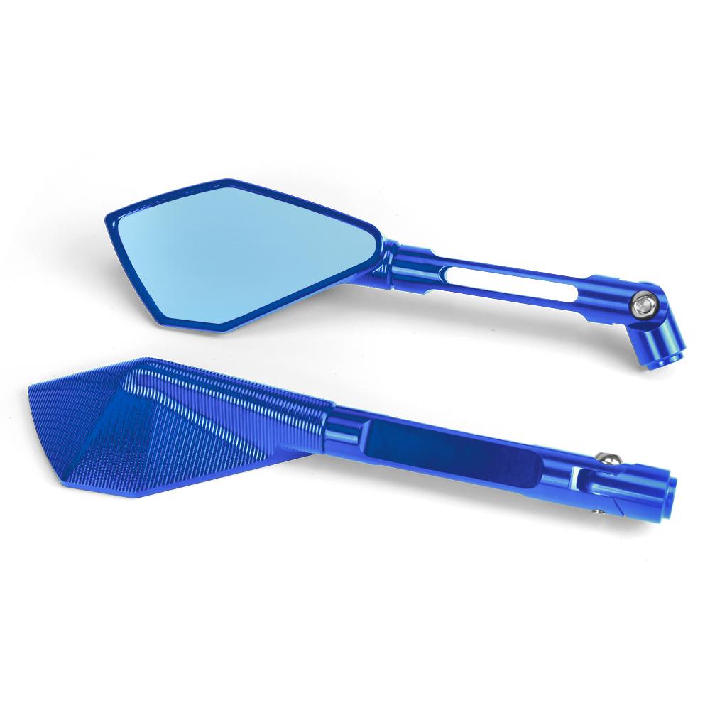 Plně CNC hliníková motocyklová zpětná zrcátka 8MM 10MM univerzální antireflexní boční zrcátka pro Z900 Z750 Z650 MT09 MT07