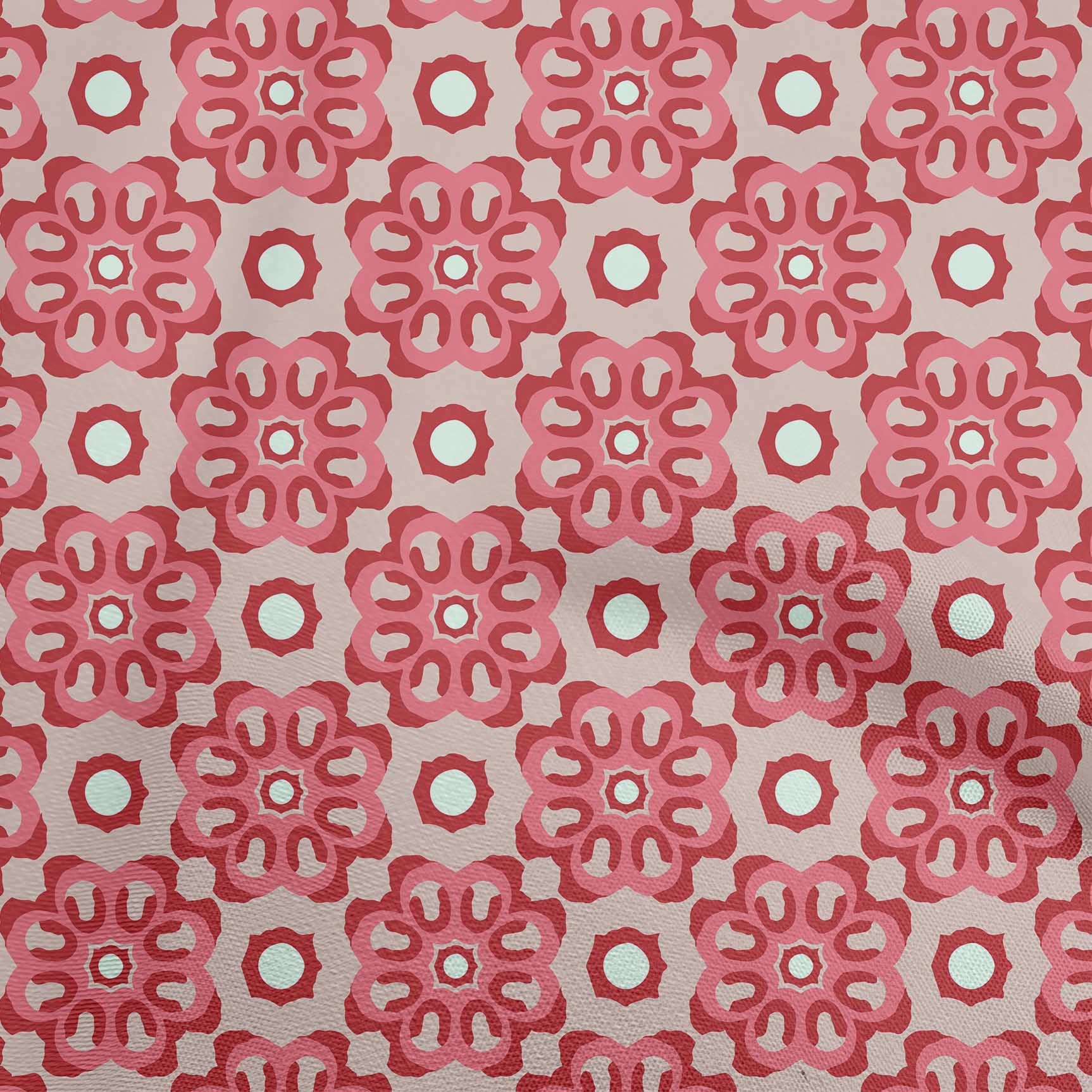 

oneOone Cotton Poplin Beige Fabric Asian Block Dress Material Fabric Print Fabric By The Yard 42 Inch 42 Inch Wide - Viscose Chiffon лососевий