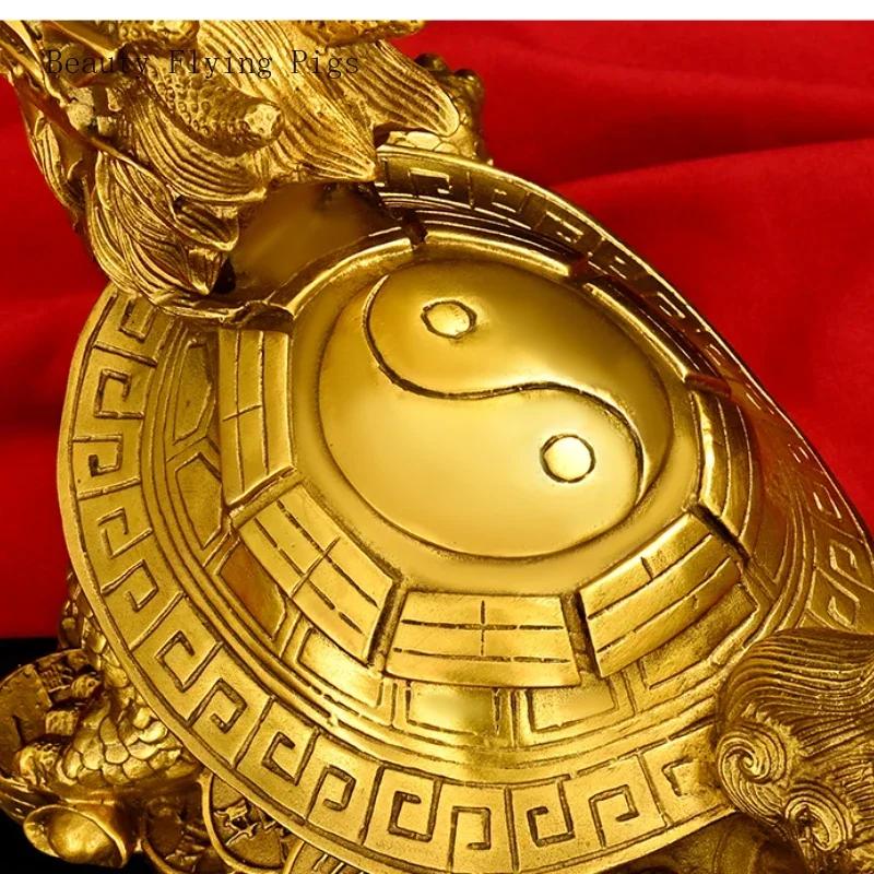 1 PC Brass Zhao Gongming ornaments living room Household Sacrifice office shop Desktop decoration Housewarming gift feng shui