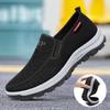 2025 Summer New Men's Mesh Upper Breathable Slip-On Driving Shoes with Soft Sole