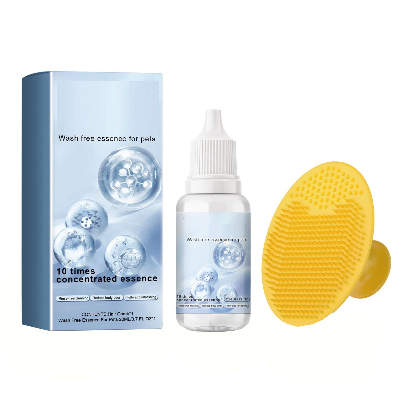 

Портативный шампунь для химчистки собак, приятный запах, сухой шампунь для кошек, дезодорант, не смываемый очиститель для домашних животных, товары для ванной и путешествий на открытом воздухе