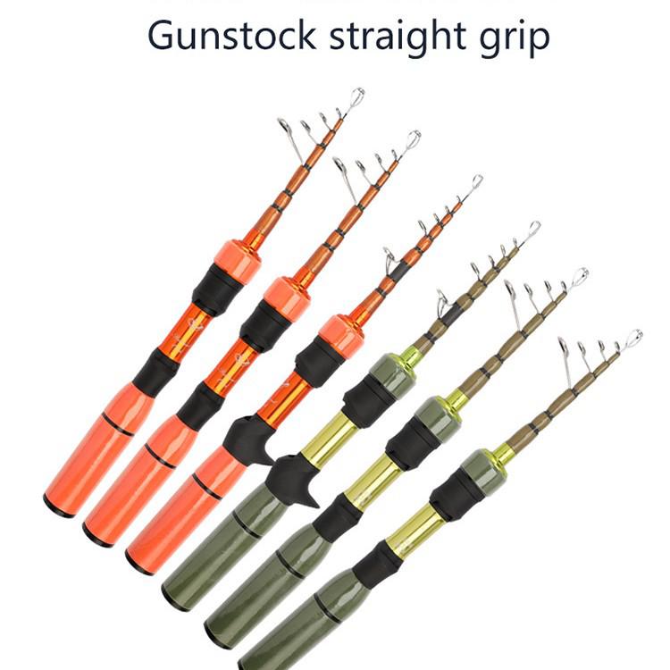 Tragbare Ultrakurze Teleskopische Mini-Spinnrute für Fliegenfischen