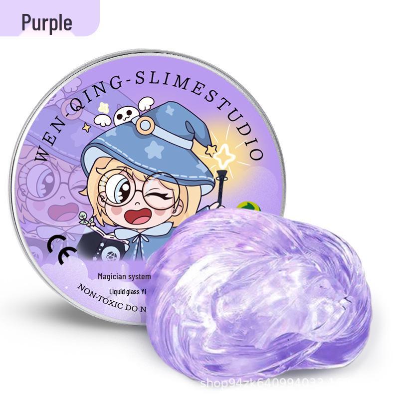 

Игрушка Жидкий Стеклянный Пластилин, меняющая цвет - Неньютоновская, Снятие стресса, Прыгающая глина