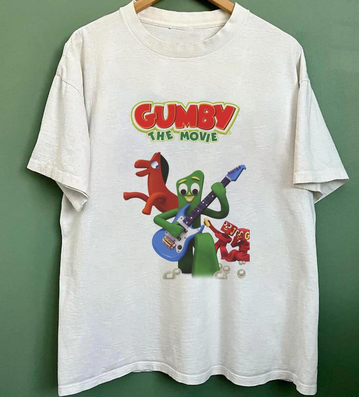 New Popular Gumby Gift Funny White S5XL Unisex Shirt BB293 Unisex T-Shirt M
