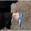 2025 Summer New Brand Women Slipper Narrow Band Ladies Casual Slides Outdoor Dress Flat Heel Vacation Sandal