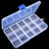 Transparent Plastic Storage Jewelry Box Plastic Compartment Adjustable Container Storage Boxes Beads Ring Earring Organizer Case