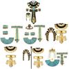Egyptian Pharaoh Headpiece Wristbands Egyptian Hat Egyptian Costume Accessories