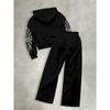 Conjunto Casual Clássico Cool Estilo de Rua, Moletom Casual Juvenil, Conjunto de Roupa Esportiva de Manga Longa para Primavera e Outono, Conjunto Masculino para Exterior Moderno