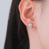 LIKGREAT Trendy Evil Eye Earrings Turkish Nazar Boncuk Protection Stud Earring Stainless Steel Jewelry Amulet Gift for GirlWomen