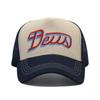 Letter Embroidery Cap Male and Female Couple Net Cap Casual Breathable Sunshade Baseball Cap Truck Driver Hat