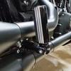 HCmotorku Motorcycle Passenger Foot Pegs Rear Male Mount Footrest Harley Softail Breakout FXBRS Street