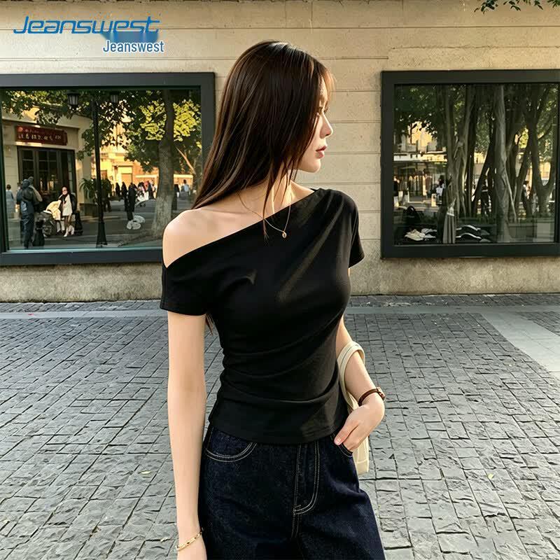 Jeanswest Slim Fit Solid Short Sleeve Top M