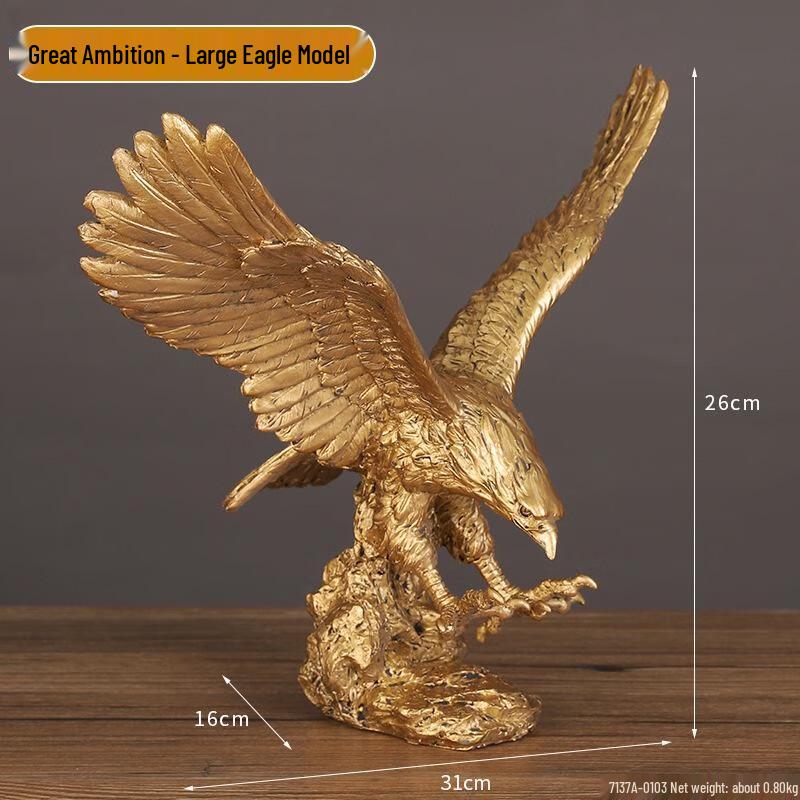 

RuiJie Eagle Spreading Wings Desk Ornament