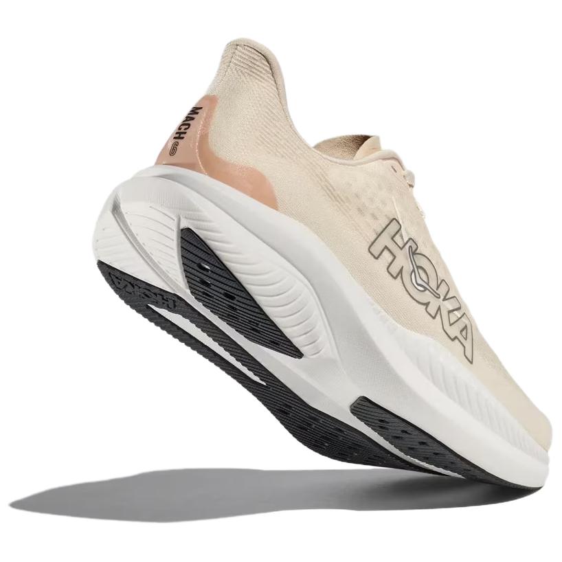 HOKA Mach 6 Eggnog Vanilla Women Sneakers Cream 1147810-EGV