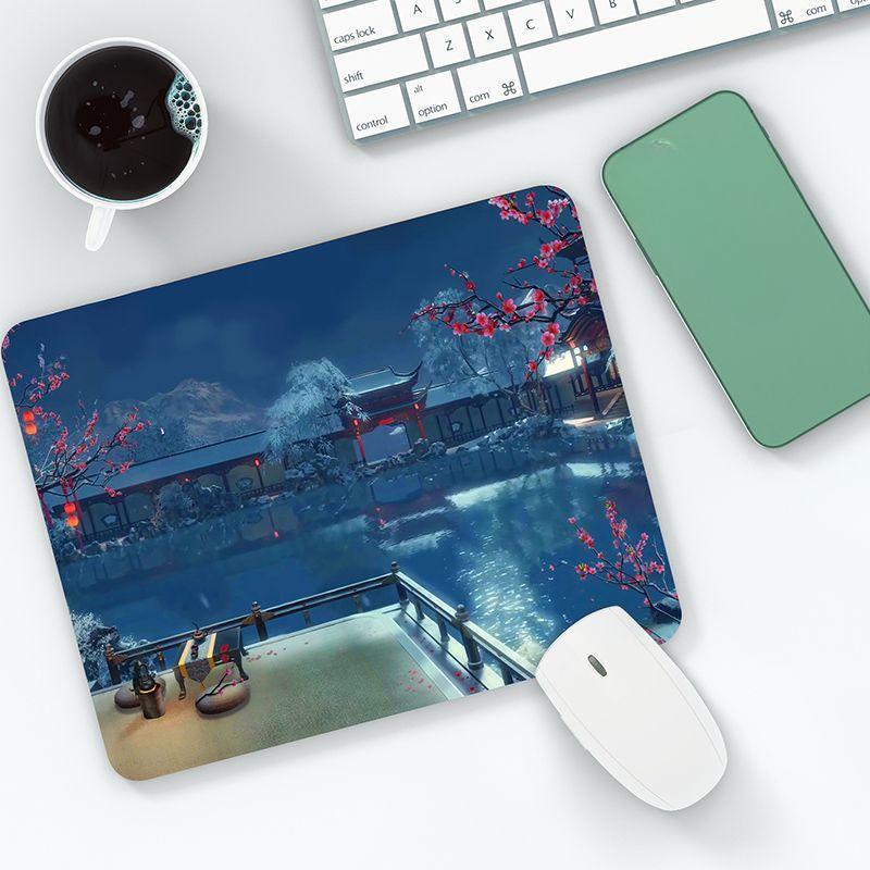 Mouse Pad Small Lock Ins Good-looking Custom Cute Two-Dimensional Animation E-Sports Games Notebook Wristband