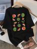 Delicious Watermelon Cut Open Print Tshirt Unisex Street T Shirts Oneck Clothes Casual Summer Short Sleeve Personality