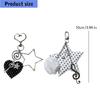 Trendy Dot Star Music Note Keychain For Bag Accessories