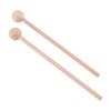Homyl 1 Pair of Wood Mallet Percussion Sticks, Wooden Mallet Percussion Sticks, Musical Toys, Wooden Head Drumsticks for Tabletop Xylophones, Energy C