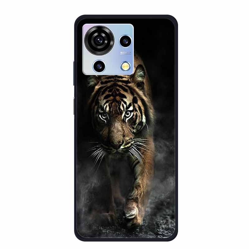 For ZTE V50 Vita Phone Case TPU Soft Back Cover Cartoon Luxury Silicone Phone Cases for ZTE Blade V40 V 40 50 Vita Animal Funda