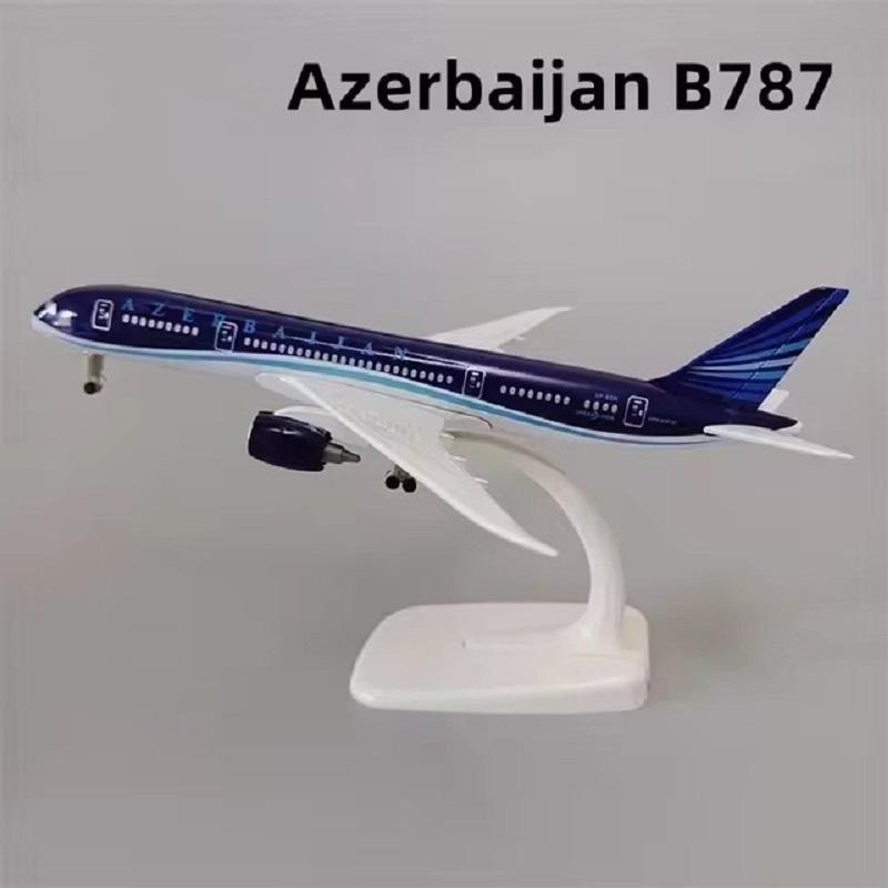 20cm Legierung Azerbaijan Airlines B787 Flugzeugmodell Flugzeug Druckguss Flugzeug Ausstellungsflugzeugmodell Erwachsene Kinderspielzeug Sammlerstück