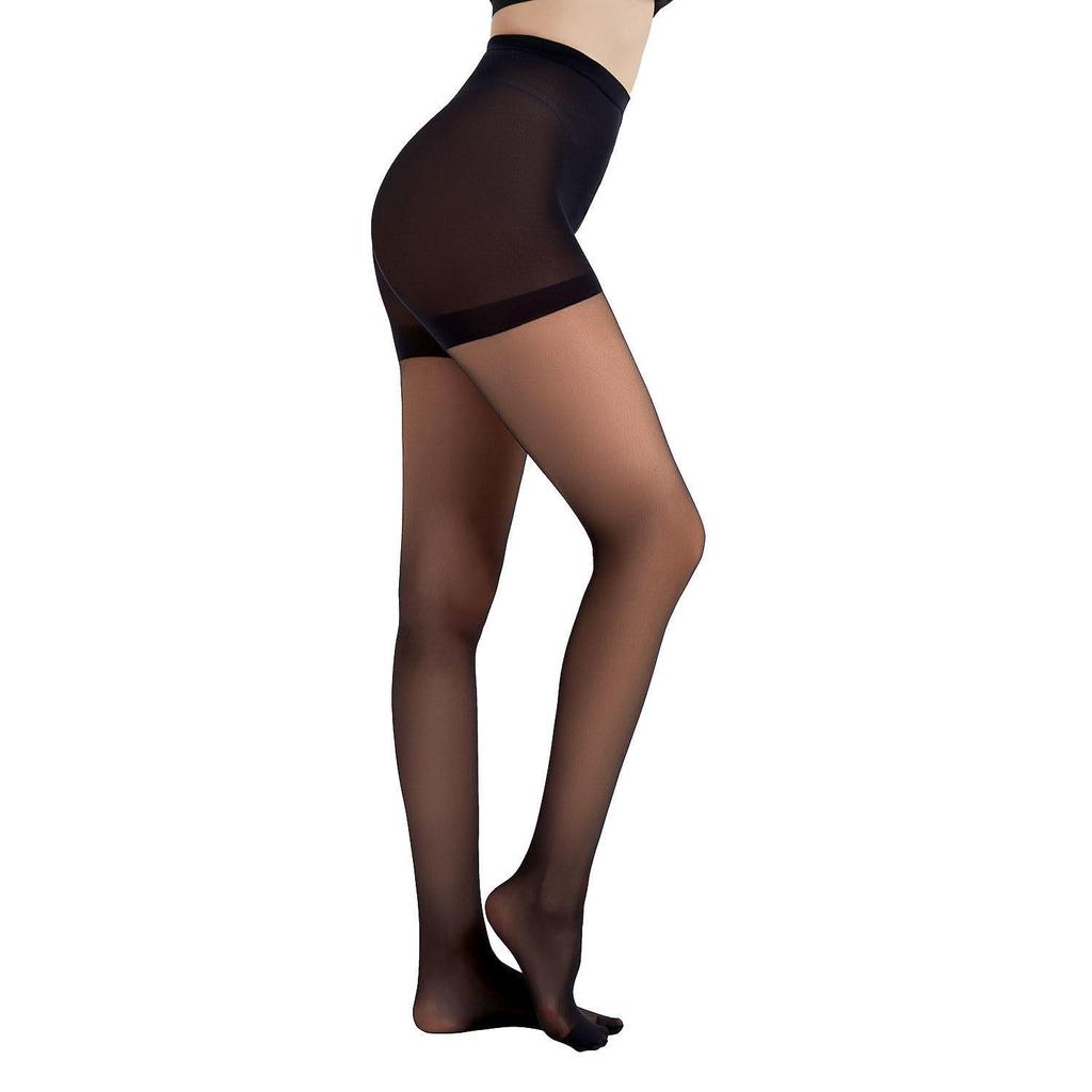 Collant in Seta Taglie Forti 30D - Cavallo Anti-strappo, Collant Primavera/Estate per Donna