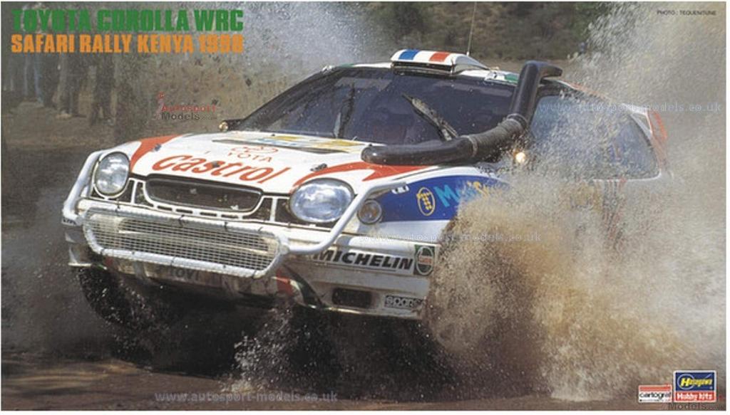Hasegawa scale Toyota Corolla WRC Safari Rally Kenya 1998 Plastic Model Kit 20371 1/24