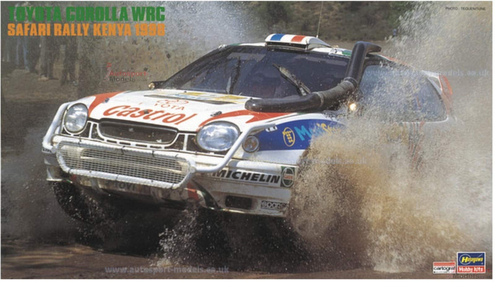 

Hasegawa scale Toyota Corolla WRC Safari Rally Kenya 1998 Plastic Model Kit 20371 1/24