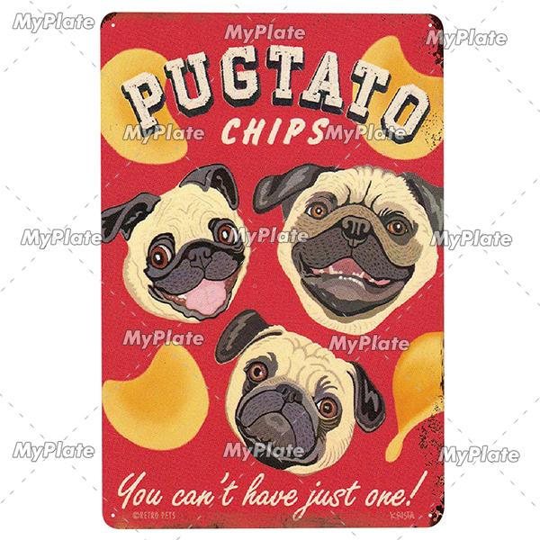 [MyPlate]Cat Poster Metal Sign Vintage Plaque Dog Tin Sign Wall Decor For Club Pet Store Tin Plate Dog Gift