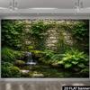 2D Rough Stone Wall Ivy Creek Garden Wall Tapestry