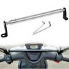 Motorcycle Handlebar Clamp Bar Mounting Bar Handle Holder Motorcycle Holder Adjustable Length Hex Wrench Included Scooter Mirror Extension Stand