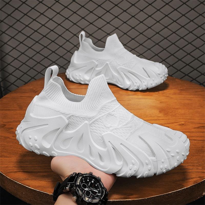 New ModelSummer Breathable Fly-Woven Mesh Sneakers Men'S Casual Shoes Sneakers Non-Slip Dad Shoes Men'S Shoes