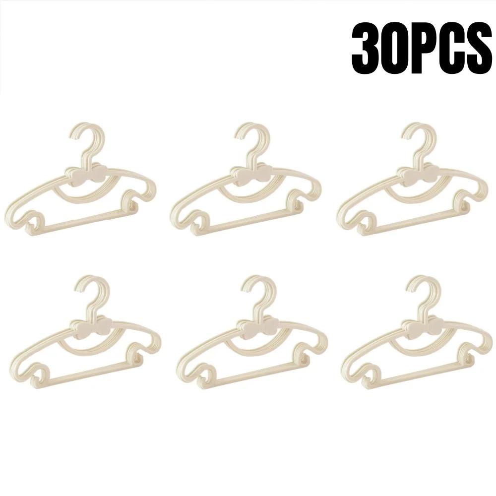 5-50Pcs Baby Hangers Plastic  Clothes  Hanger for Nursery Children Hangers Toddler Infant Portable Coats  Rack Baby clothes Bra