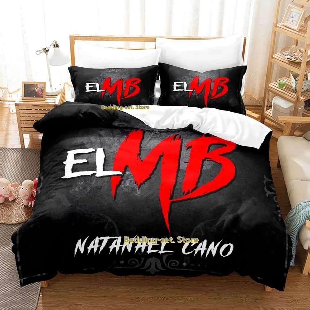 Natanael Cano Bedding Set Single Twin Full Queen King Size Bed Set Adult Kid Bedroom Duvetcover Sets Print Anime Bed Sheet Set
