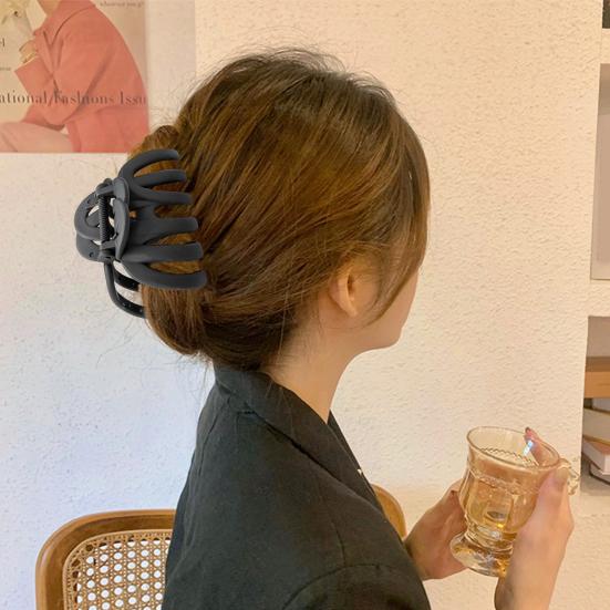 

Yousheng большой коготь для волос в форме осьминога, противоскользящие зубцы, женская заколка для волос с прочным захватом, нескользящая задняя головка для душа, аксессуары для волос чёрный