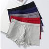 Plus Size Men's Spring and Summer Solid Color High Elasticity Seamless Comfortable Briefs