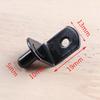 20pcs Support Bracket Pegs 5mm L-Shaped Cabinet Bracket Ardrobe Cupboard Partition Support Plate Brackets Accessories