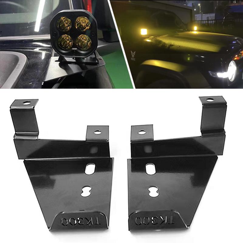 Car A-Pillar Bracket Fit for Gwm Tank 300 Modified Led Auxiliary Light Cover A-Pillar Spotlight Bracket Car Exterior Accessories