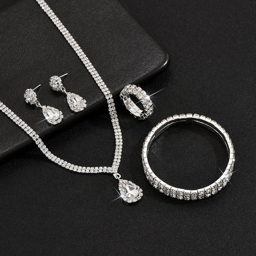 Accessories Necklace Earrings Bracelet, Wedding Bridal Jewelry Set Combination