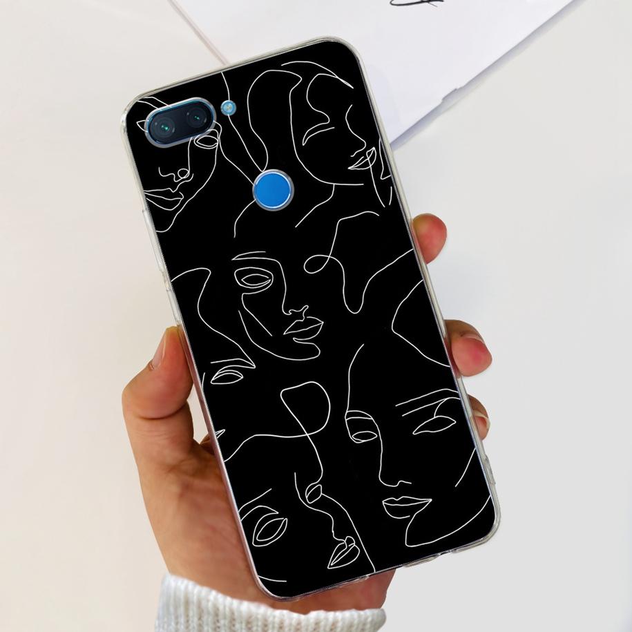 For Xiaomi Mi 8 Lite Case Fashion Soft Silicone Phone Case For Xiaomi Mi 8 SE / Mi 8 Pro Mi8 Lite Clear Tpu Cover Astronaut Capa