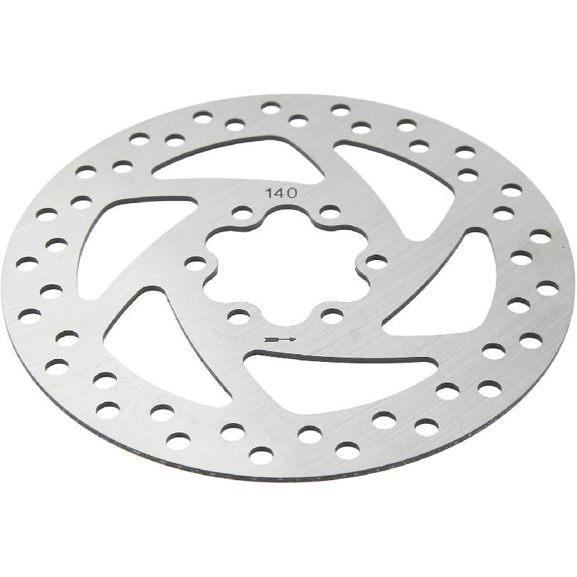 140mm Brake Disk, Anti Fading Easy To Install Electric Scooter Brake Disk Stainless Steel with Screws for Replacement
