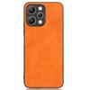 Phone Cover for Xiaomi Redmi 12 4G,Stitching Line Drop Proof PU Leather Coated PC+TPU Back Case