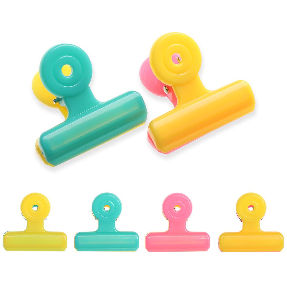 

5PCS Plastic Multifunction Bag Chip Clips Fresh Food Close Clips Photo File Holder Clamps Air Tight Seal Grip for Kitchen Tools