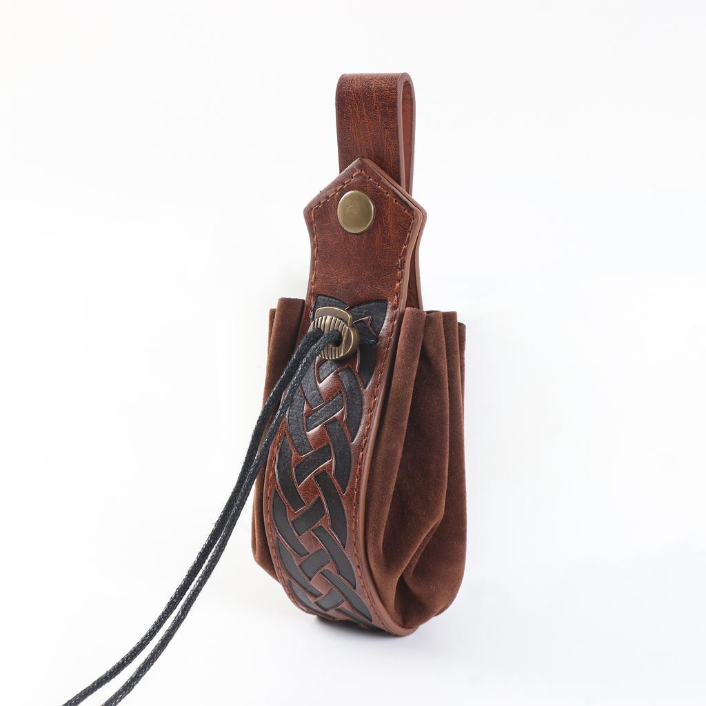 Halloween Costume Accessories Set Medieval Belt Retro Bag Viking Warrior Arm Guards Cosplay Props Anime Accessories