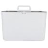 Storage Box Large DoubleLayer Office White Plastic Compartment Dustproof Medicine Chest