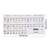 Piano Keys Sticker Set for 61 Keyboard Avtakbart for nybegynnere Transparent