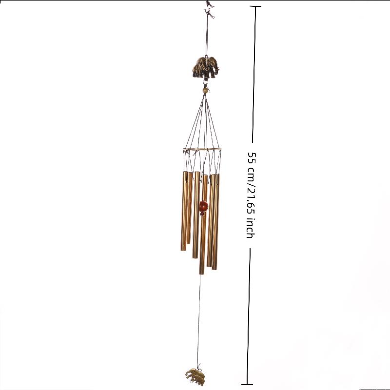 1 Pc Retro Wind Chimes Garden Decorations Wind Chimes Outdoor Decoration For Home Copper Wind Bell Wind Music Home Decoration