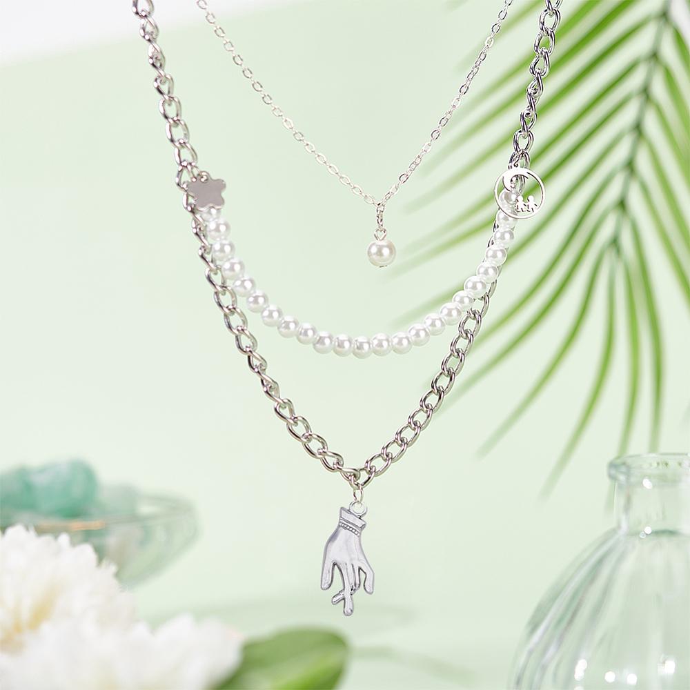 18Pcs 3 Colors Ion Plating(IP) 304 Stainless Steel Pendants Hand Charms Mixed Color 27x12x2.5mm Hole: 3mm 6pcs/color