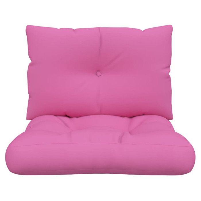 VidaXL Palette Cushions 2 Pcs Pink Oxford Fabric 360854