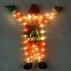 Large Christmas Santa Claus Ornaments Cute Climbing Santa Hanging Decoration for Outside Roof Window Wall Decor