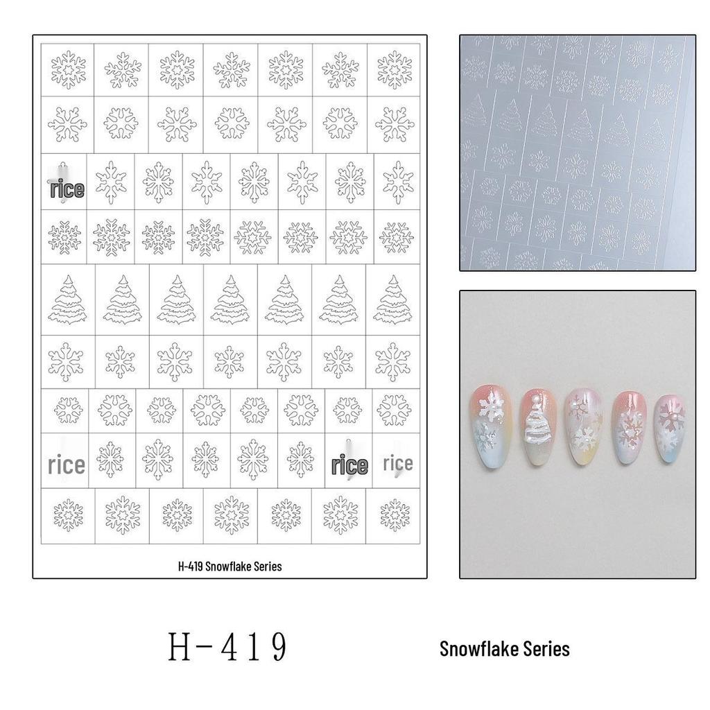 Butterfly & Stars Nail Art Stickers with Gradient & Chrome Effects